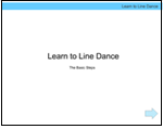 Learn to Line Dance Instructional Presentation